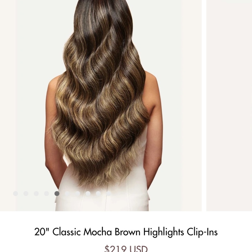 LUXY hair mocha brown balayage 160 grams 20 inch